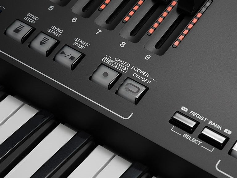 Chord Looper trên Yamaha Genos2