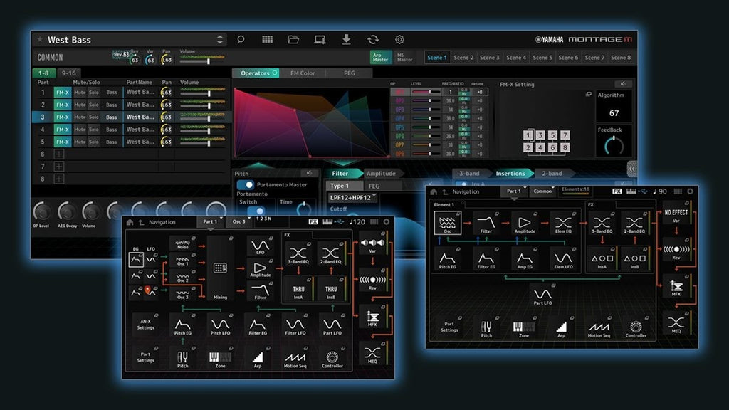 WORKFLOW trên Yamaha Montage M6