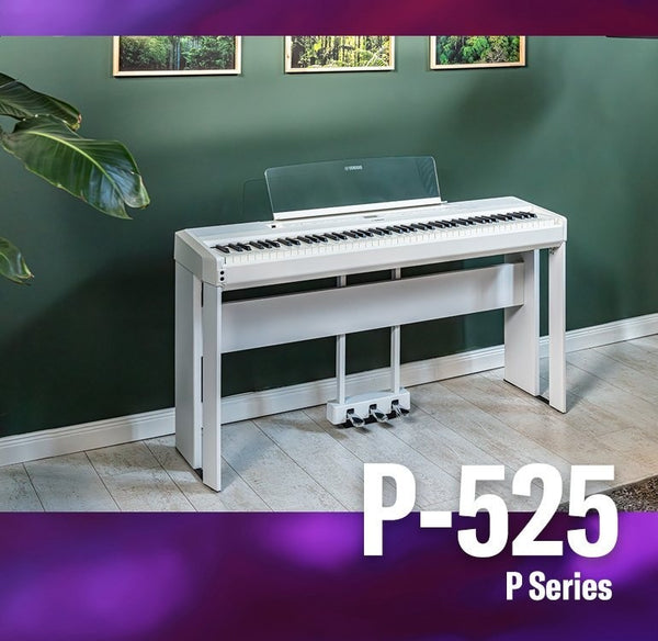 Đàn Piano Điện Yamaha P-525, White (Kèm chân đàn L300 và Pedal LP1)