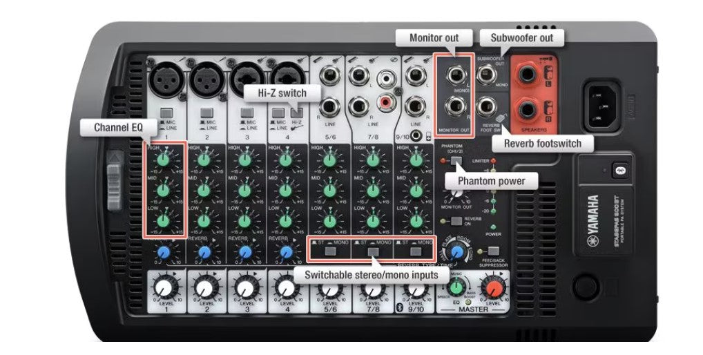 Loa Yamaha STAGEPAS 600BT PA System