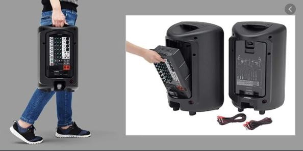 Loa Yamaha STAGEPAS 600BT PA System - Dễ dàng mang theo và lắp đặt toàn bộ hệ thống của bạn trong vài giây ở hầu hết mọi địa điểm