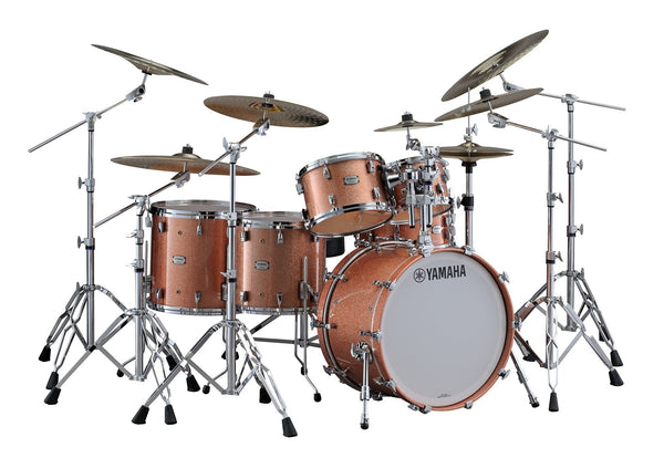 Trống Cơ Yamaha Absolute Hybrid Maple 5-Shell Pack (22"/10"/12"/14"/16") - Pink Champagne Sparkle
