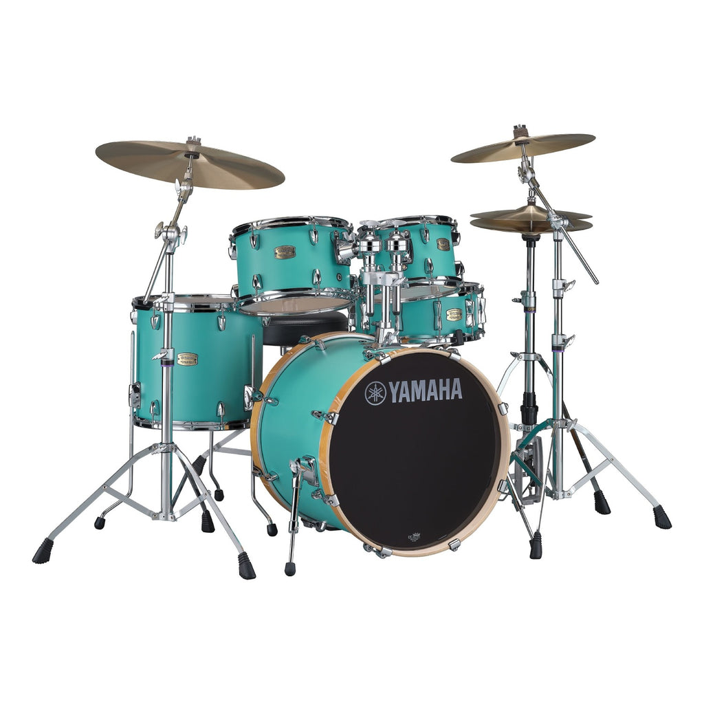 Trống Cơ Acoustic Yamaha Stage Custom Birch màu Matte Surf Green