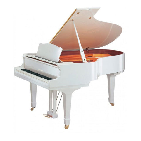 Yamaha GC1 Grand Piano, Polished White.