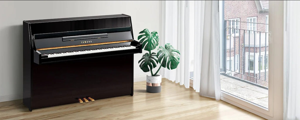 Yamaha JU109 Upright Piano thiết kế nhỏ gọn, tinh tế