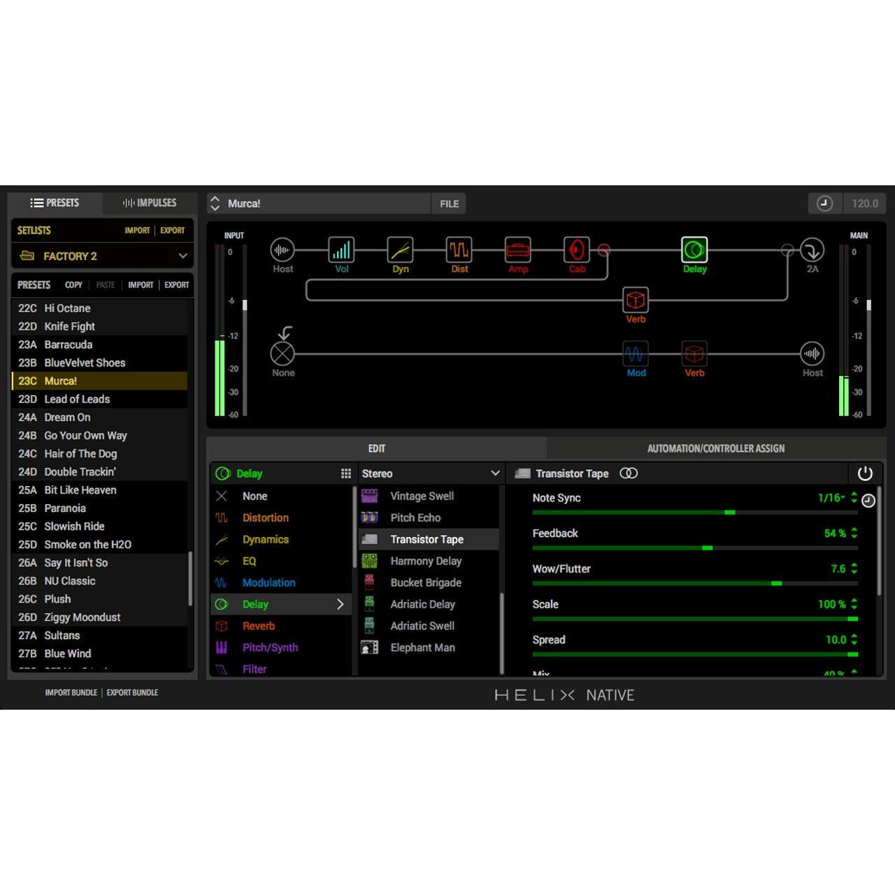 Amp & Effect Plugin Guitar Line 6 Helix Native-Mai Nguyên Music