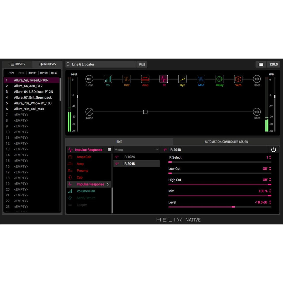 Amp & Effect Plugin Guitar Line 6 Helix Native-Mai Nguyên Music