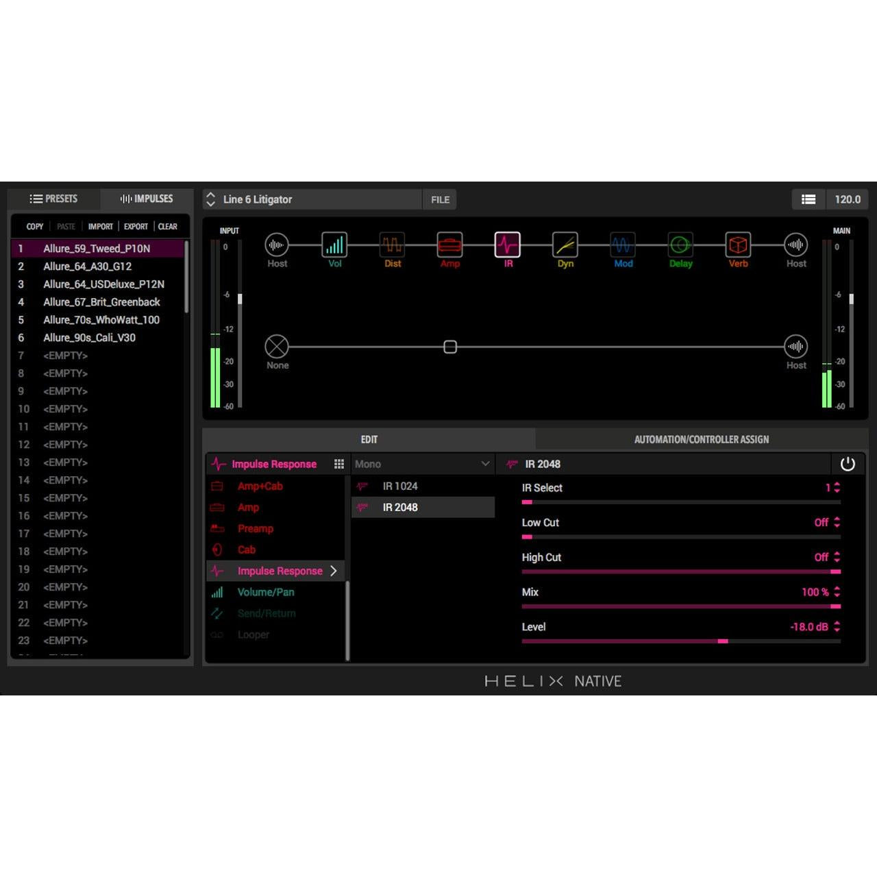 Amp & Effect Plugin Guitar Line 6 Helix Native-Mai Nguyên Music