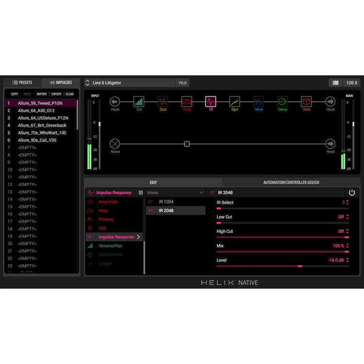 Amp & Effect Plugin Guitar Line 6 Helix Native-Mai Nguyên Music