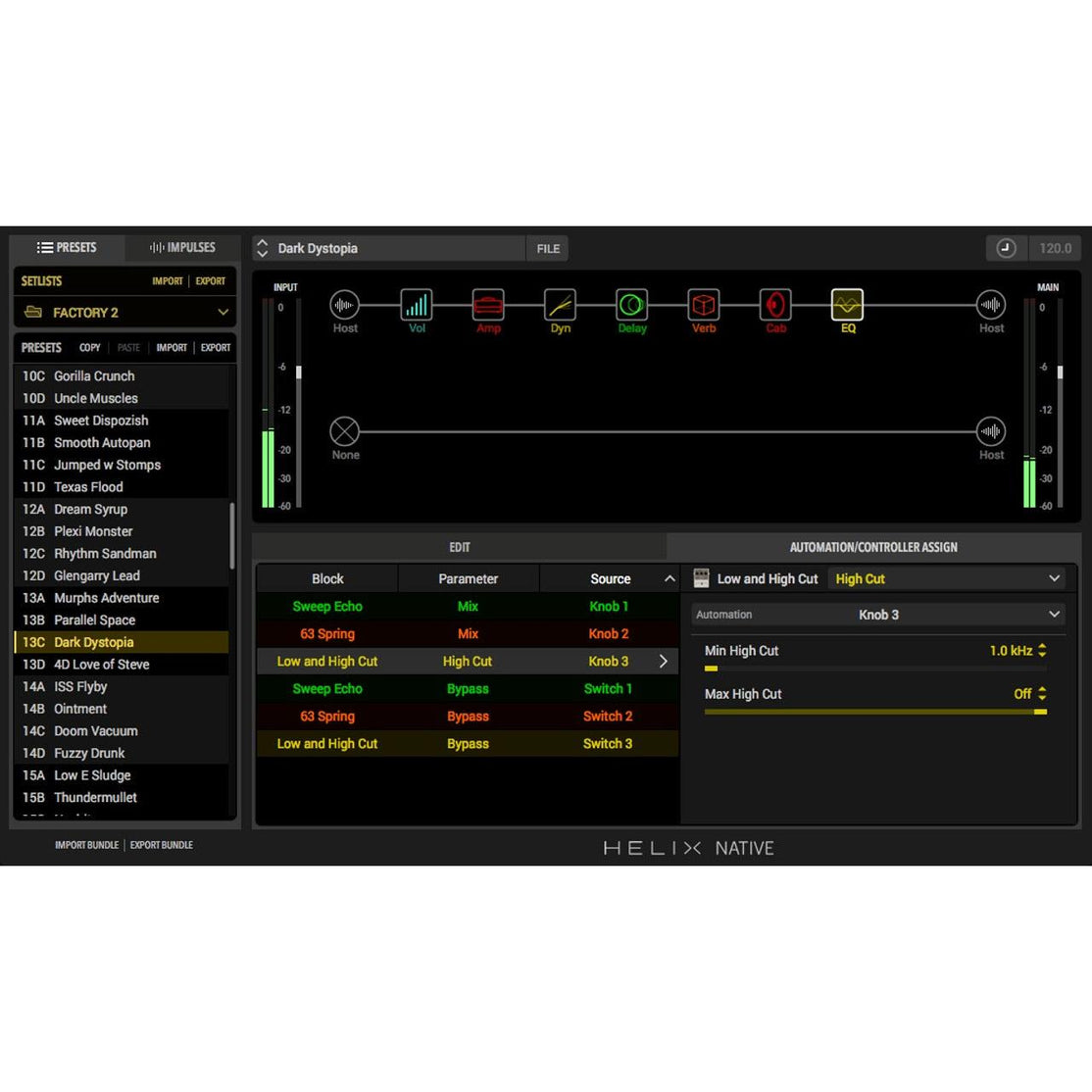 Amp & Effect Plugin Guitar Line 6 Helix Native-Mai Nguyên Music