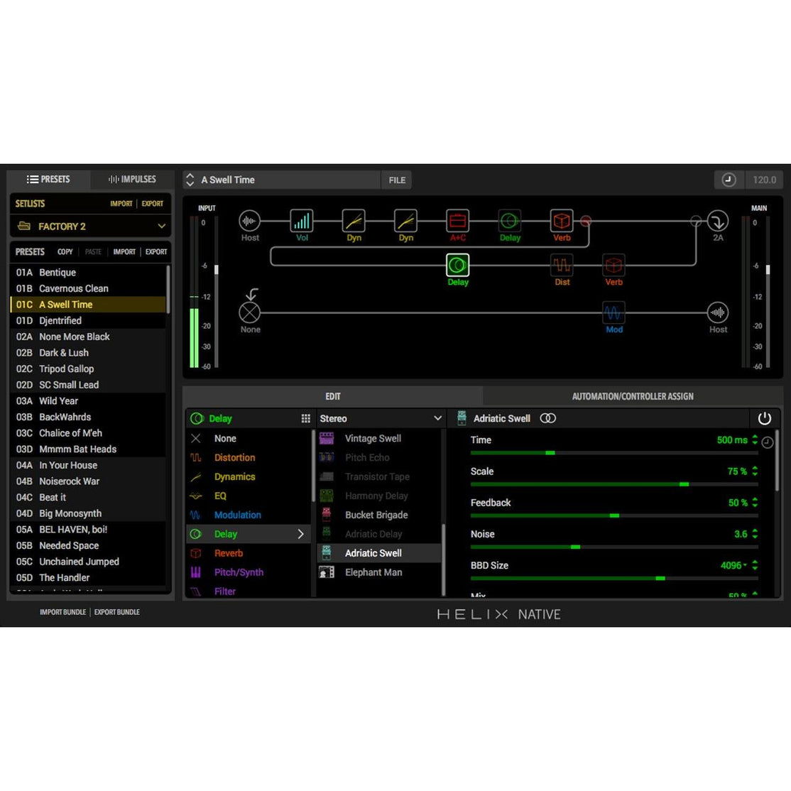 Amp & Effect Plugin Guitar Line 6 Helix Native-Mai Nguyên Music