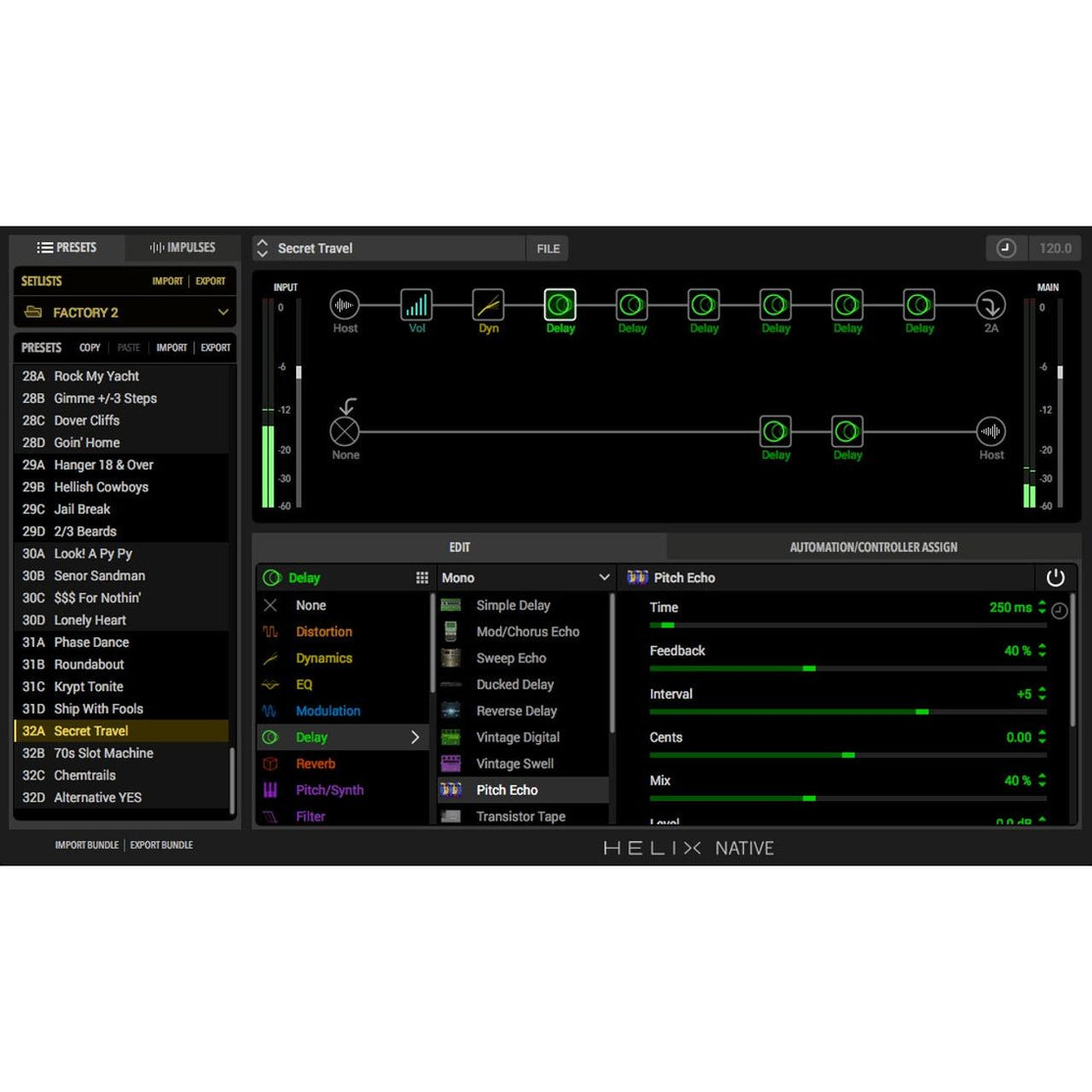 Amp & Effect Plugin Guitar Line 6 Helix Native-Mai Nguyên Music