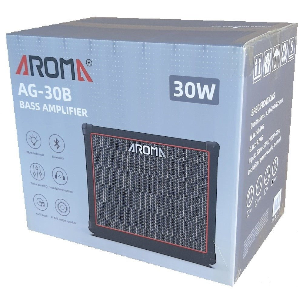 Ampifier Guitar Bass Aroma AG-30B-Mai Nguyên Music
