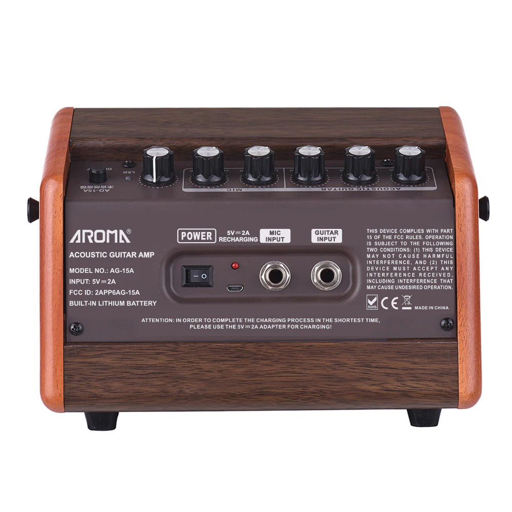 Amplifier Acoustic Guitar Aroma AG-15A - Combo-Mai Nguyên Music
