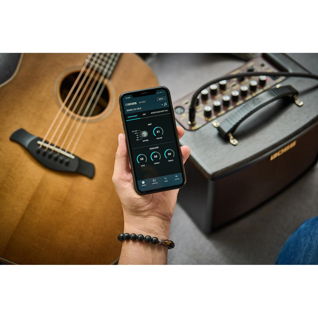 Amplifier Acoustic Guitar Boss AC-22LX-Mai Nguyên Music