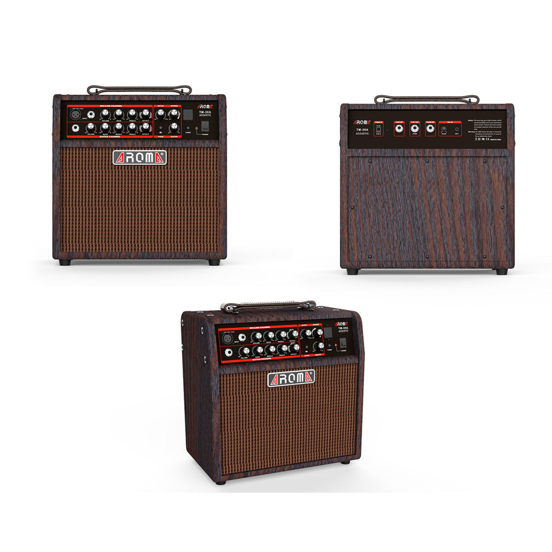 Amplifier Acoustic Guitar Combo Aroma TM-30A-Mai Nguyên Music