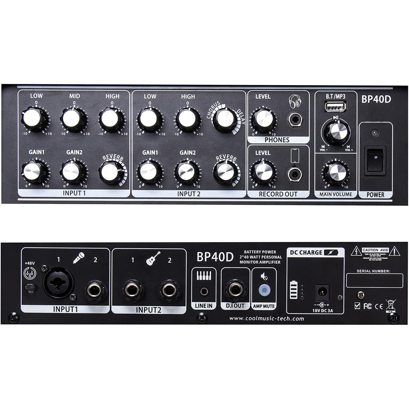 Amplifier Acoustic Guitar Coolmusic BP-40D-Mai Nguyên Music