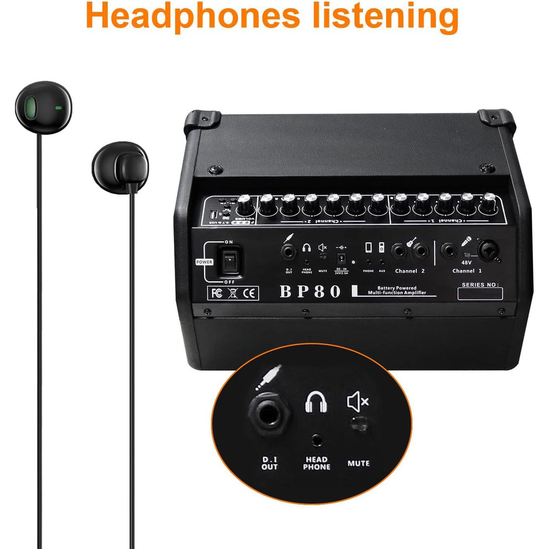 Amplifier Acoustic Guitar Coolmusic BP-80-Mai Nguyên Music