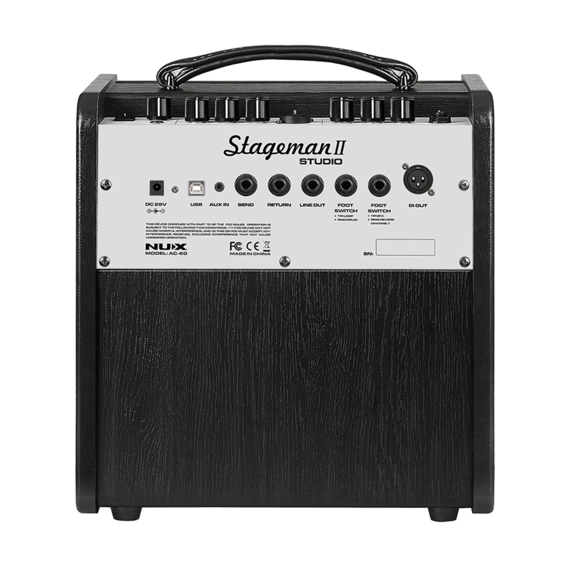 Amplifier Acoustic Guitar Nux AC-60 Stageman II Studio-Mai Nguyên Music