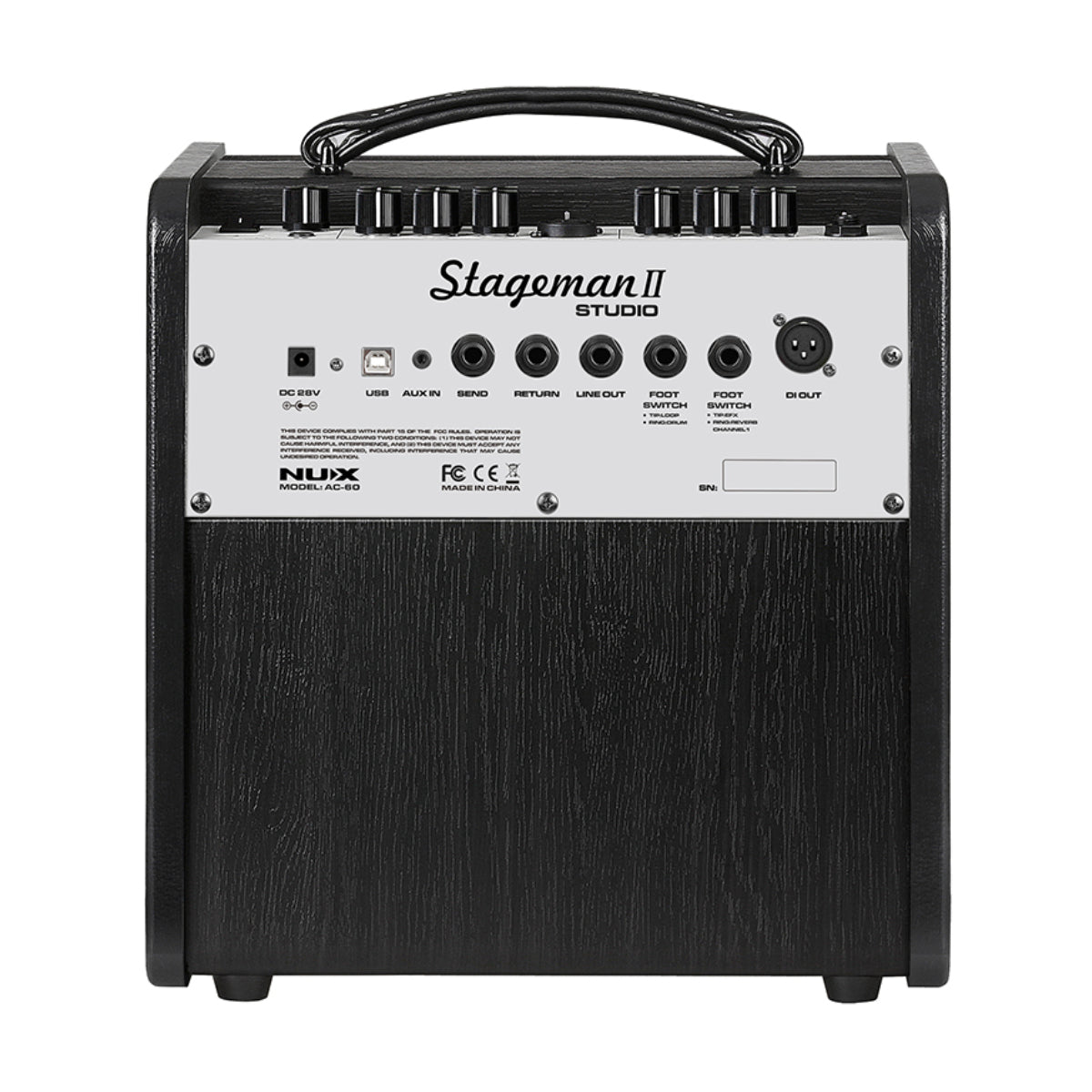 Amplifier Acoustic Guitar Nux AC-60 Stageman II Studio-Mai Nguyên Music