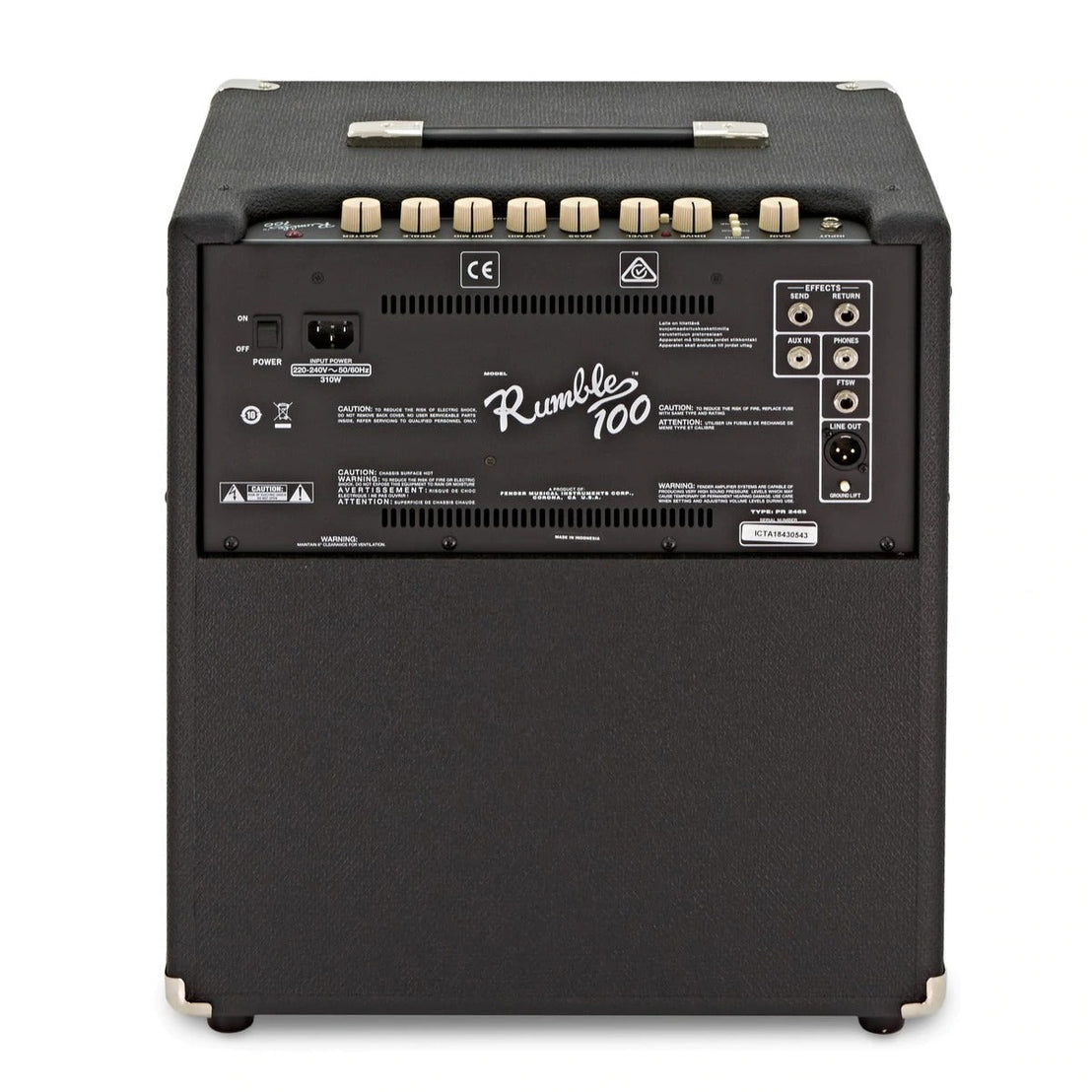 Amplifier Bass Guitar Combo Fender Rumble 100 V3, 230V UK-Mai Nguyên Music