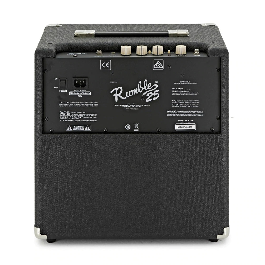 Amplifier Bass Guitar Combo Fender Rumble 25 V3, 230V EU-Mai Nguyên Music