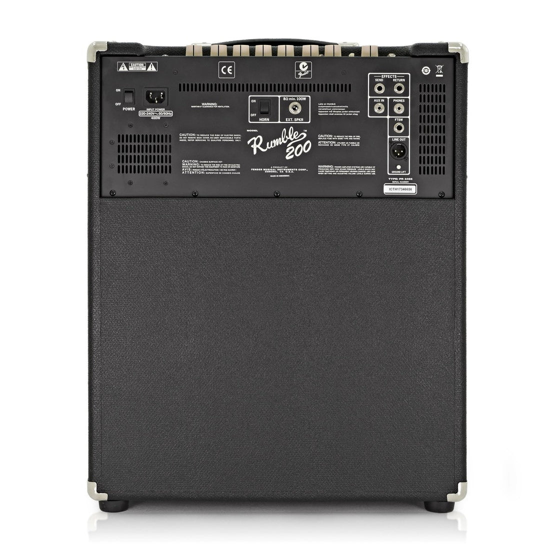 Amplifier Bass Guitar Fender Rumble 200 V3, 230V UK - Combo-Mai Nguyên Music