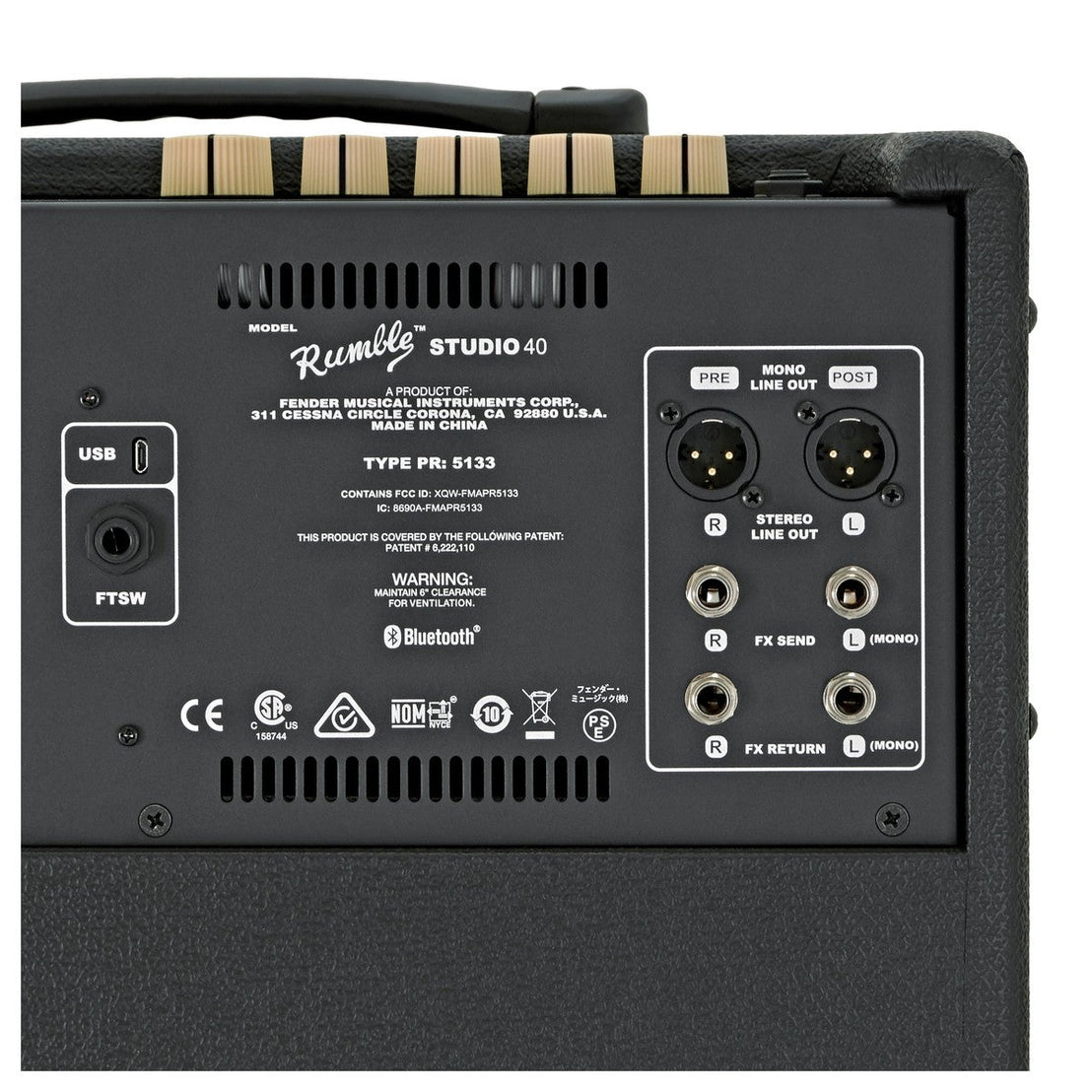 Amplifier Bass Guitar Fender Rumble Studio 40, 230V EU - Combo-Mai Nguyên Music
