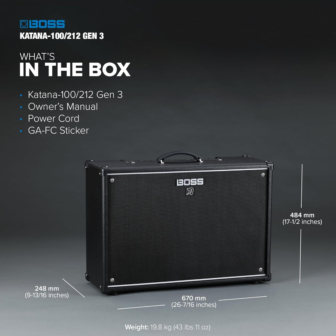 Amplifier Boss Katana-100/212 Gen 3 100-watt - Combo-Mai Nguyên Music