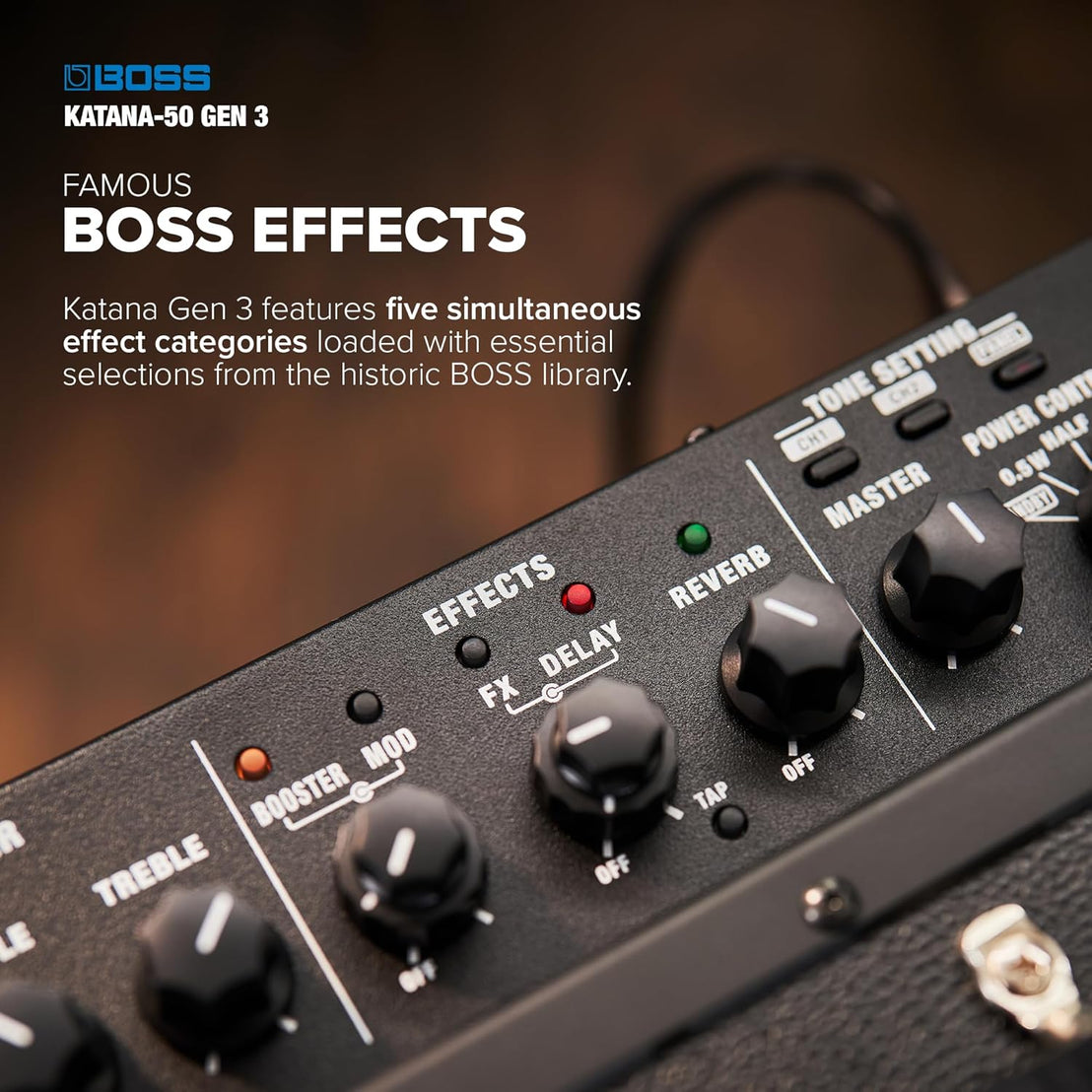 Amplifier Boss Katana-50 Gen 3 50-watt - Combo-Mai Nguyên Music