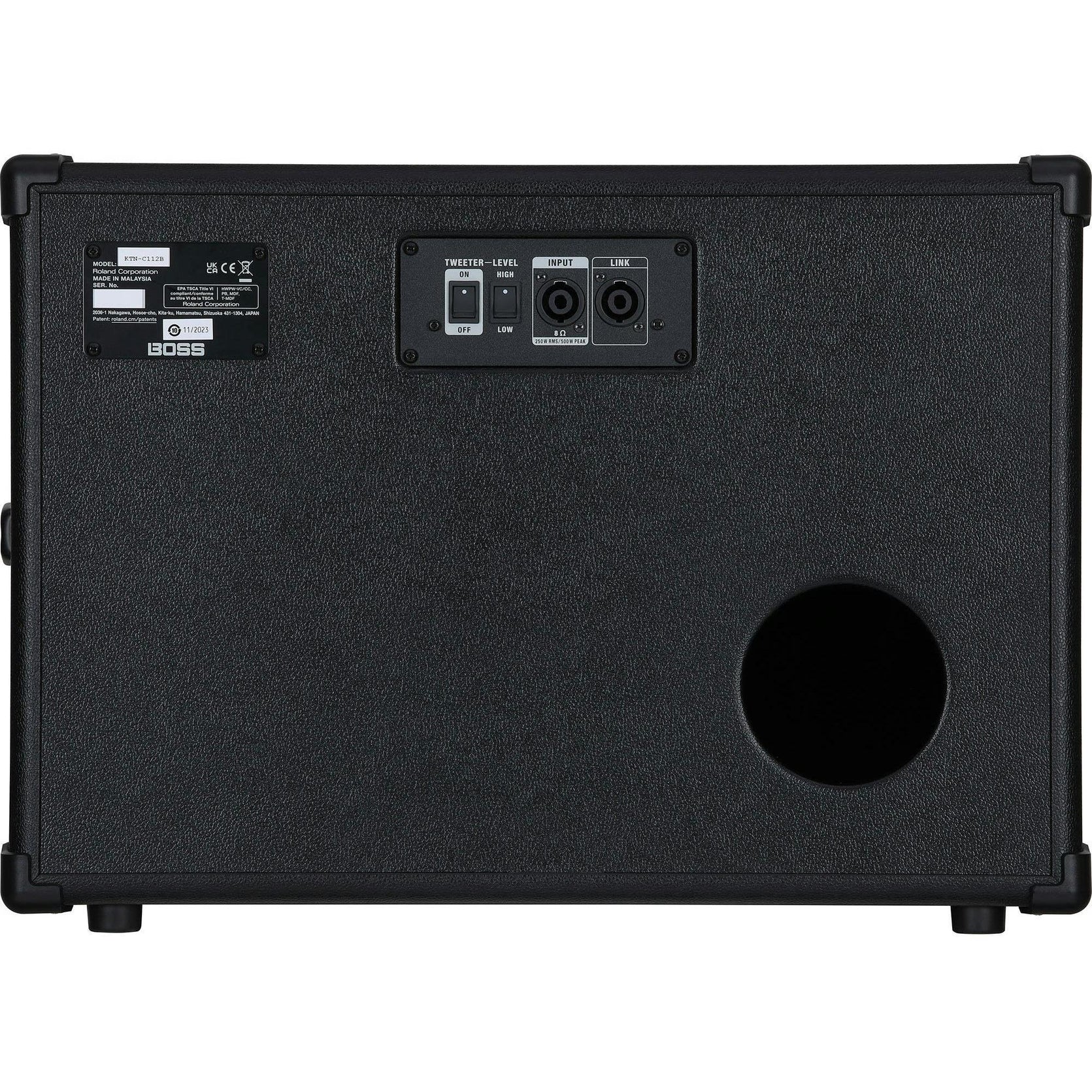 Amplifier Cabinet Boss Katana C112B Bass 1x12" 500-watt-Mai Nguyên Music