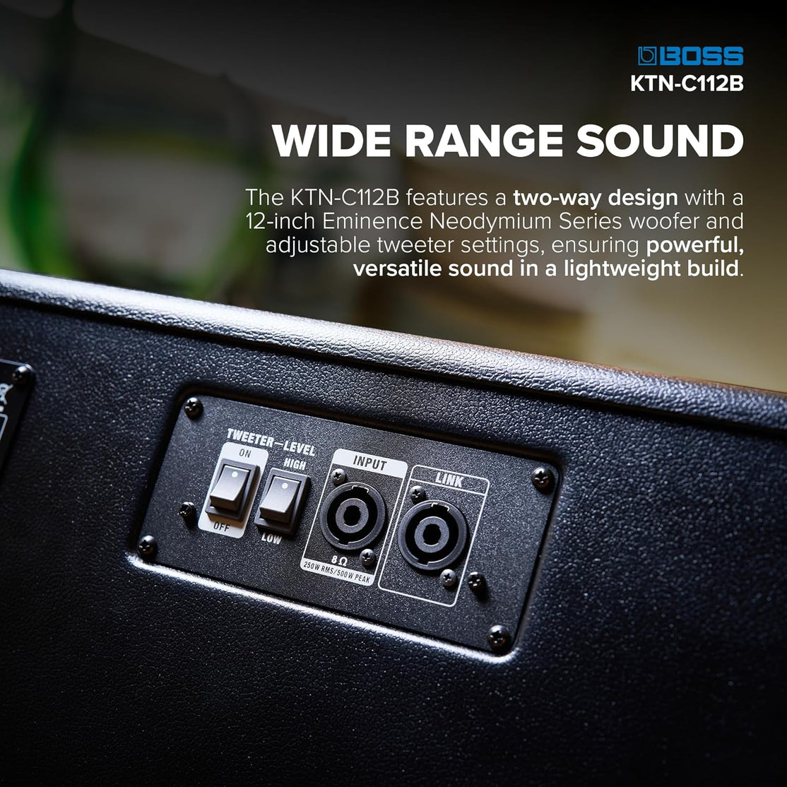 Amplifier Cabinet Boss Katana C112B Bass 1x12" 500-watt-Mai Nguyên Music