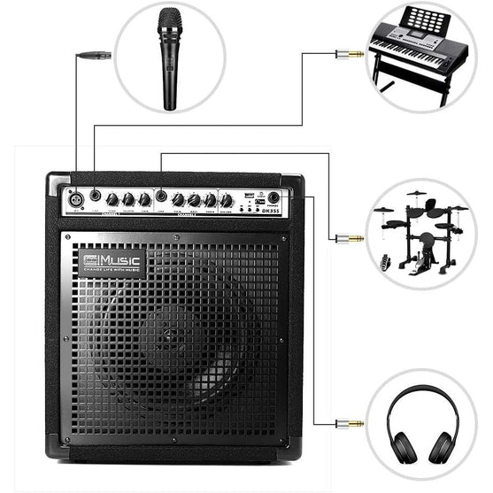 Amplifier Đa Năng Coolmusic DK-35S 50W Bluetooth-Mai Nguyên Music