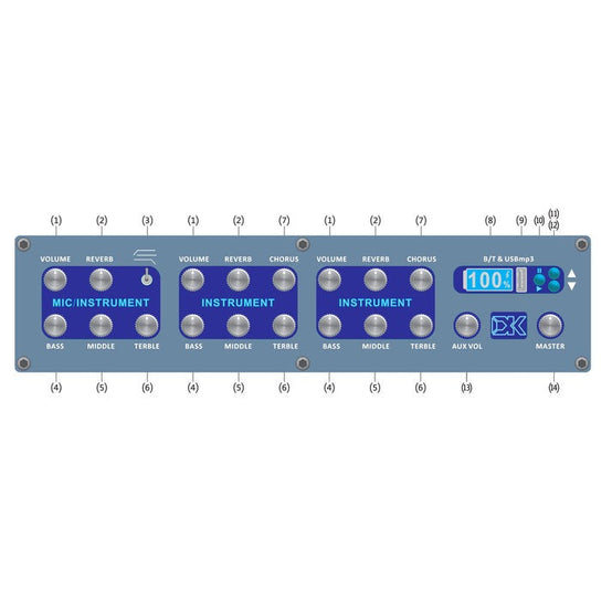 Amplifier DK IC-100-Mai Nguyên Music