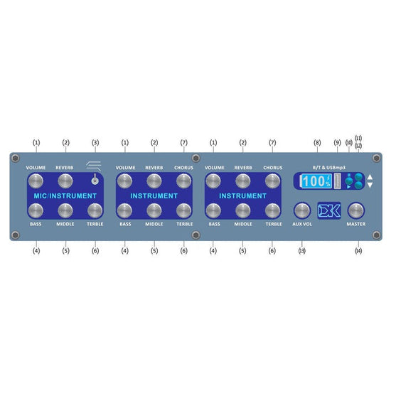 Amplifier DK IC-100-Mai Nguyên Music