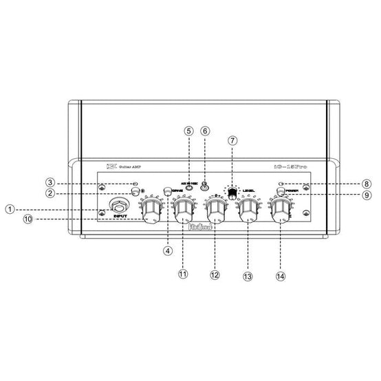 Amplifier DK Mini Bomb IG-15 Pro-Mai Nguyên Music