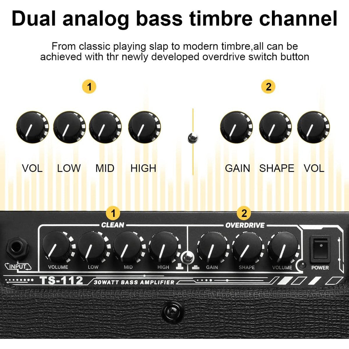 Amplifier Guitar Bass Coolmusic TS-112 35-watt-Mai Nguyên Music