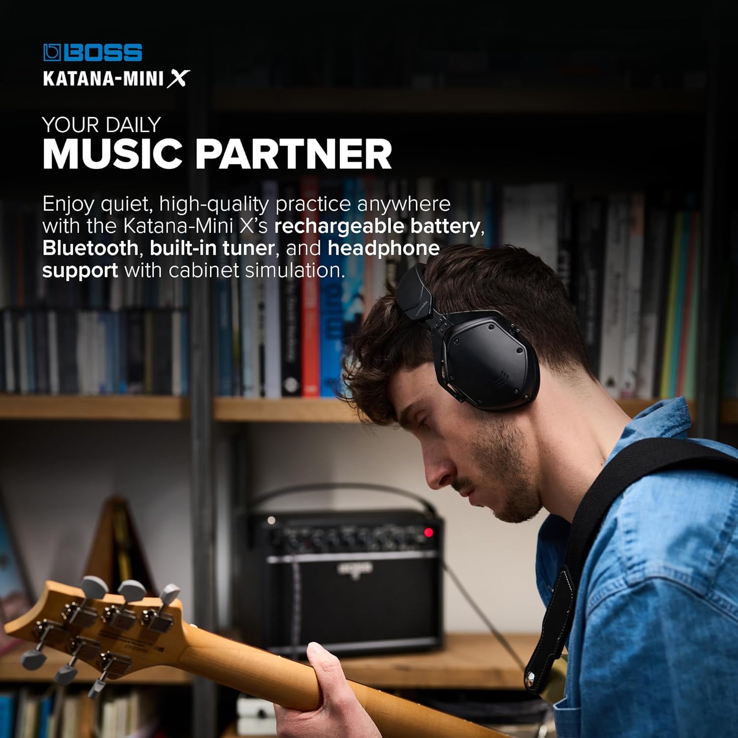 Amplifier Guitar Boss Katana Mini X 10-watt - Combo-Mai Nguyên Music