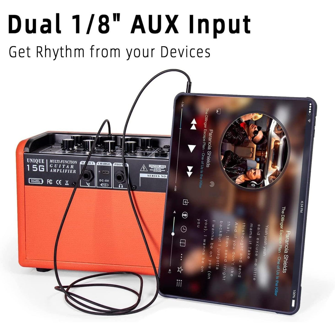 Amplifier Guitar Coolmusic Unique-15G - Combo-Mai Nguyên Music