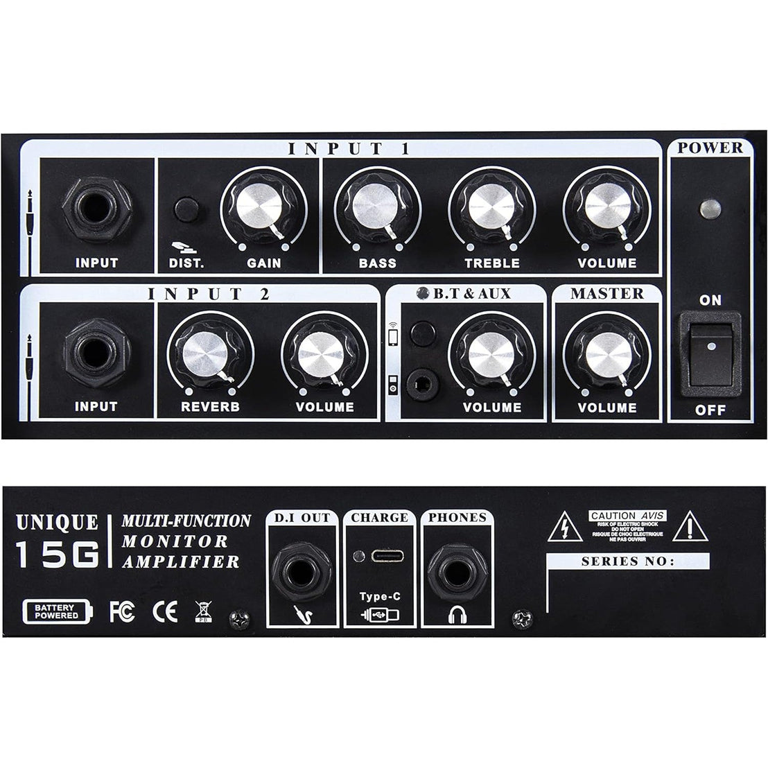 Amplifier Guitar Coolmusic Unique-15G - Combo-Mai Nguyên Music