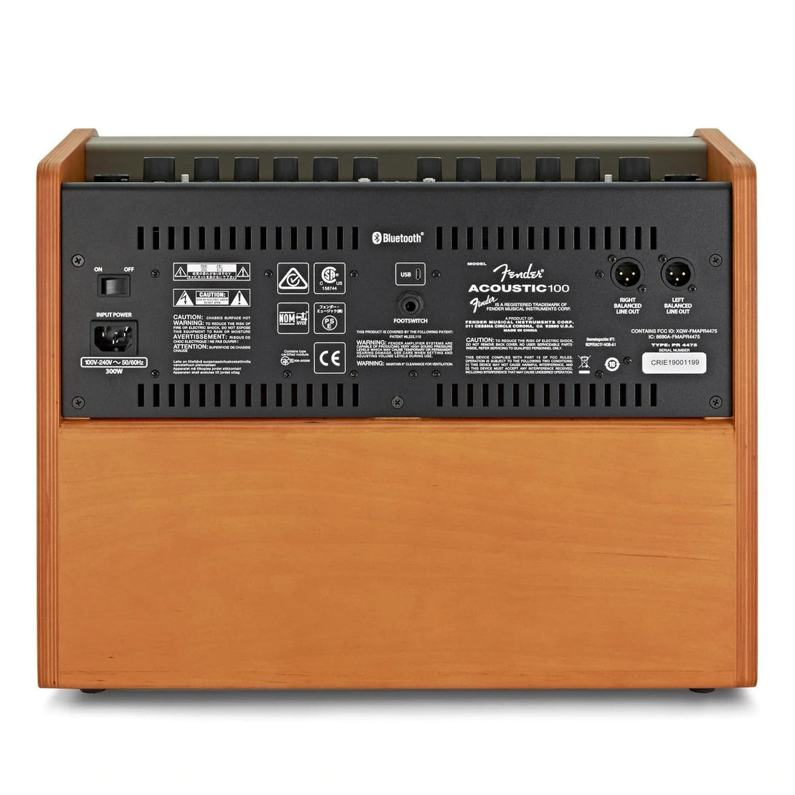 Amplifier Guitar Fender Acoustic 100, 230V EU - Combo-Mai Nguyên Music