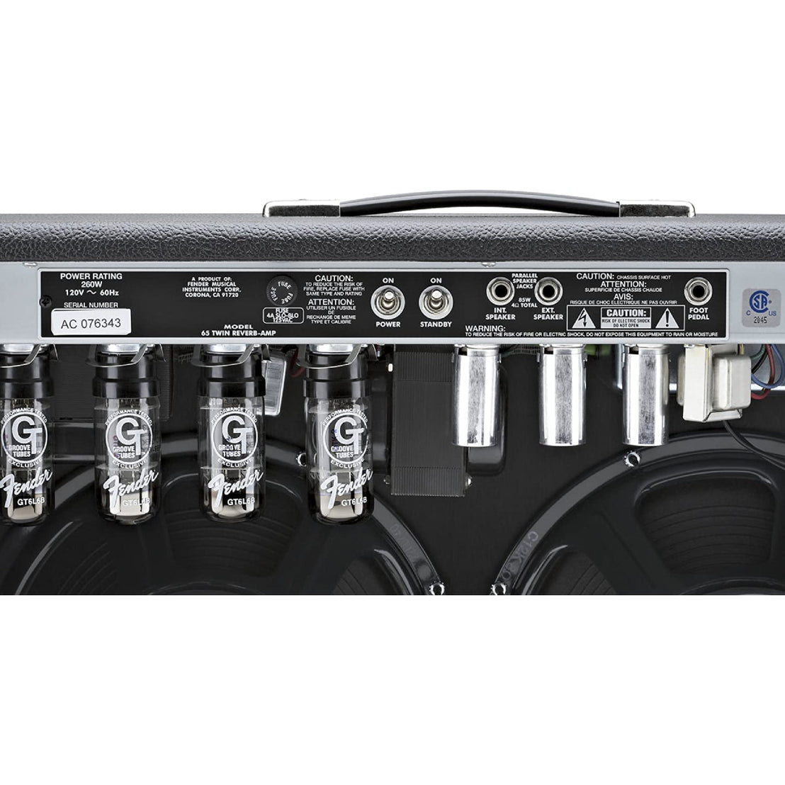 Amplifier Guitar Fender American Vintage 65 Twin Reverb, 230V-Mai Nguyên Music