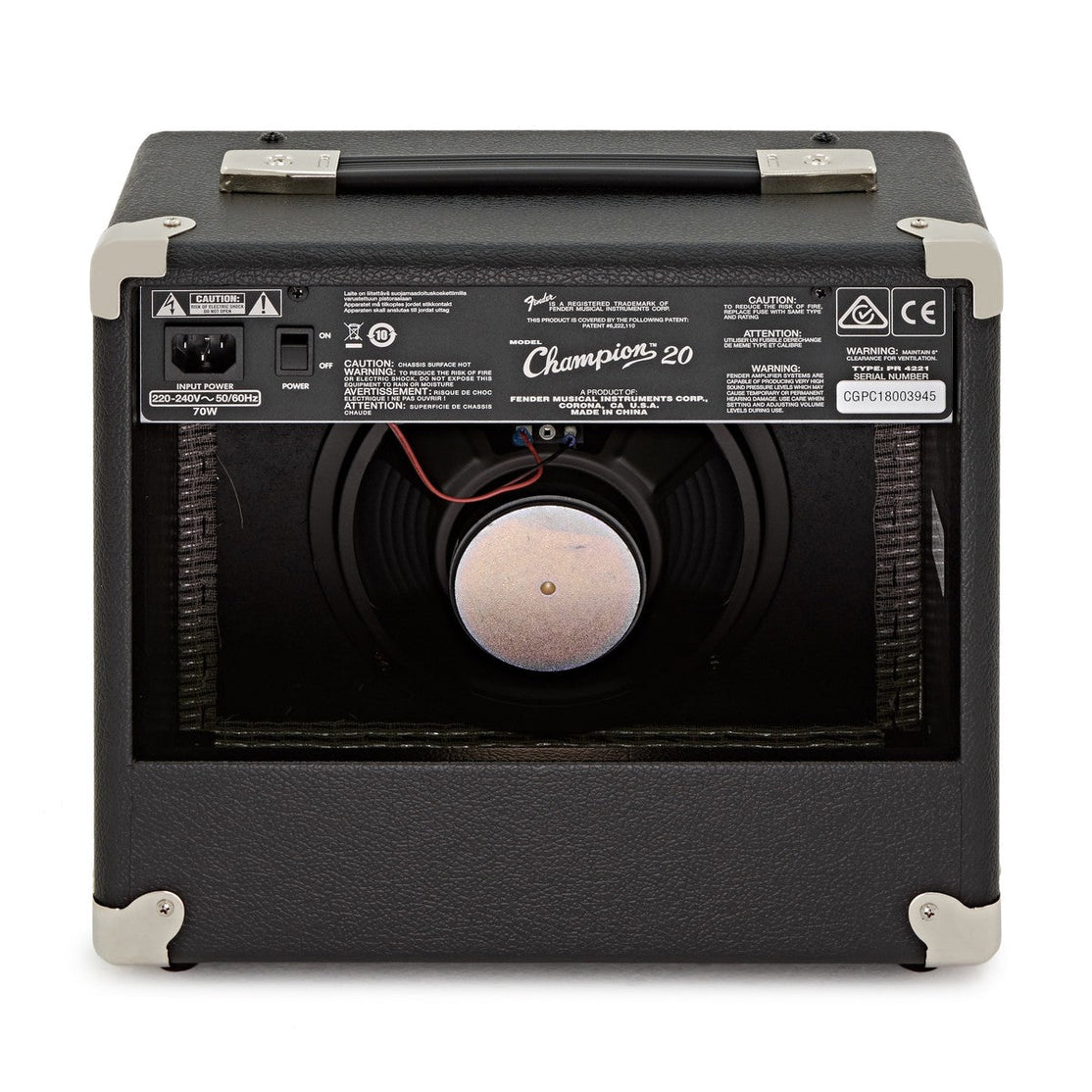 Amplifier Guitar Fender Champion 20, 230V EU - Combo-Mai Nguyên Music