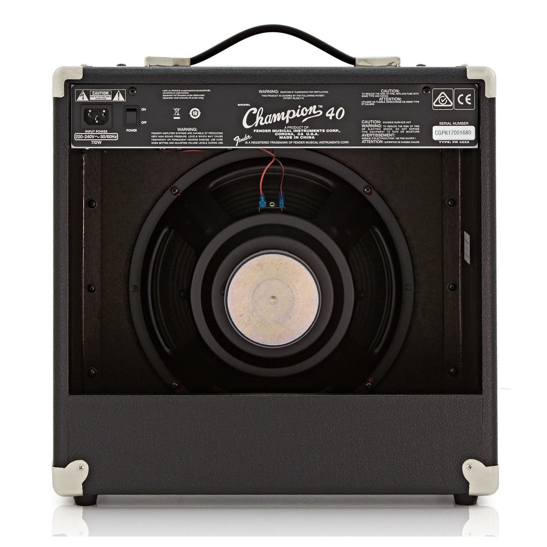 Amplifier Guitar Fender Champion 40, 230V EU - Combo-Mai Nguyên Music
