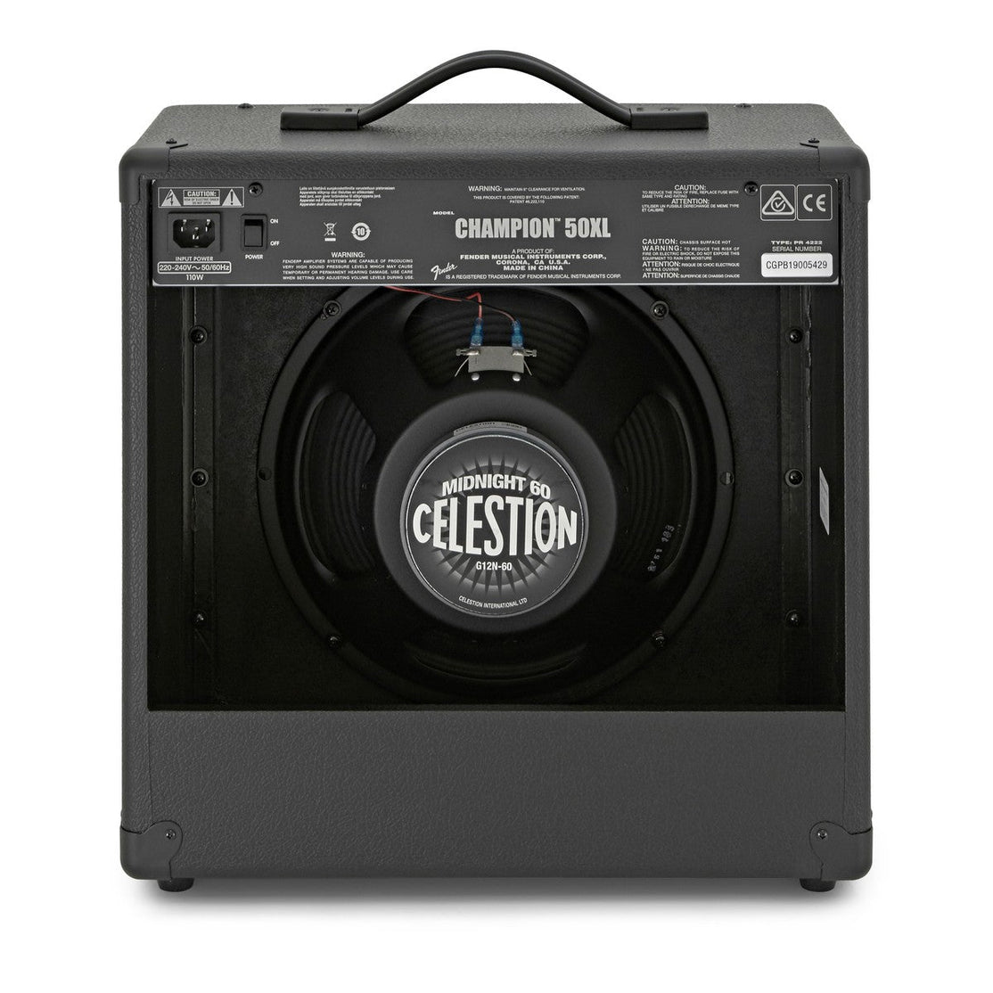 Amplifier Guitar Fender Champion 50XL, 230V EU - Combo-Mai Nguyên Music