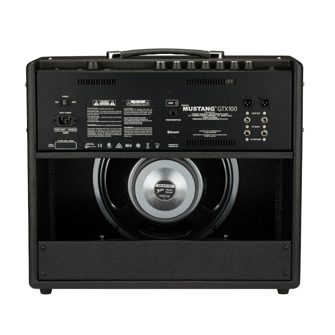 Amplifier Guitar Fender Mustang GTX100, 230V UK - Combo-Mai Nguyên Music