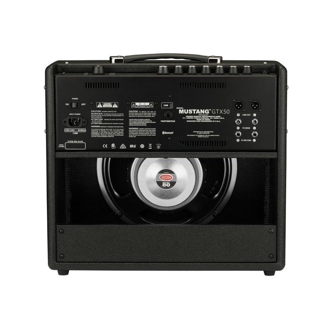 Amplifier Guitar Fender Mustang GTX50, 230V EU - Combo-Mai Nguyên Music