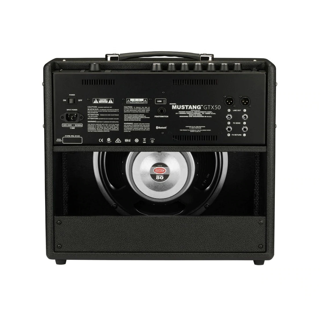 Amplifier Guitar Fender Mustang GTX50, 230V UK - Combo-Mai Nguyên Music