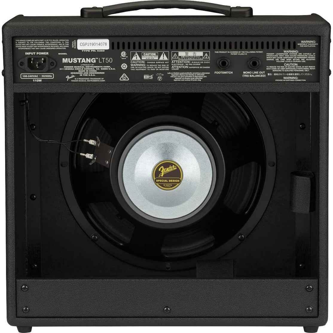 Amplifier Guitar Fender Mustang LT50, 230V UK - Combo-Mai Nguyên Music