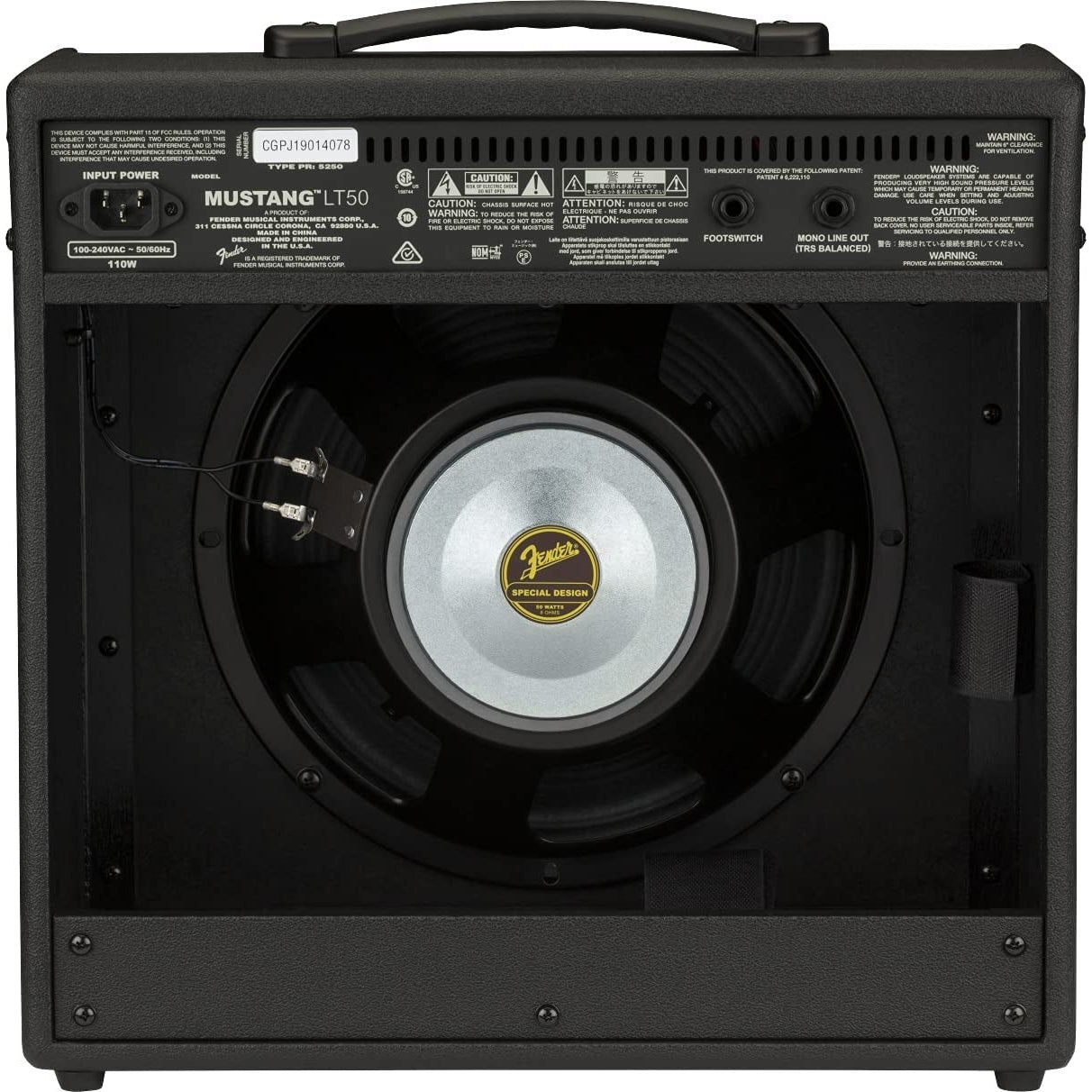 Amplifier Guitar Fender Mustang LT50, 230V UK - Combo-Mai Nguyên Music